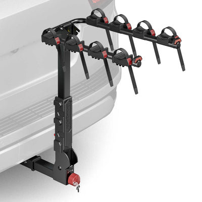 BougeRV Lockable Foldable Bike Rack Hitch for Car/SUV/Truck