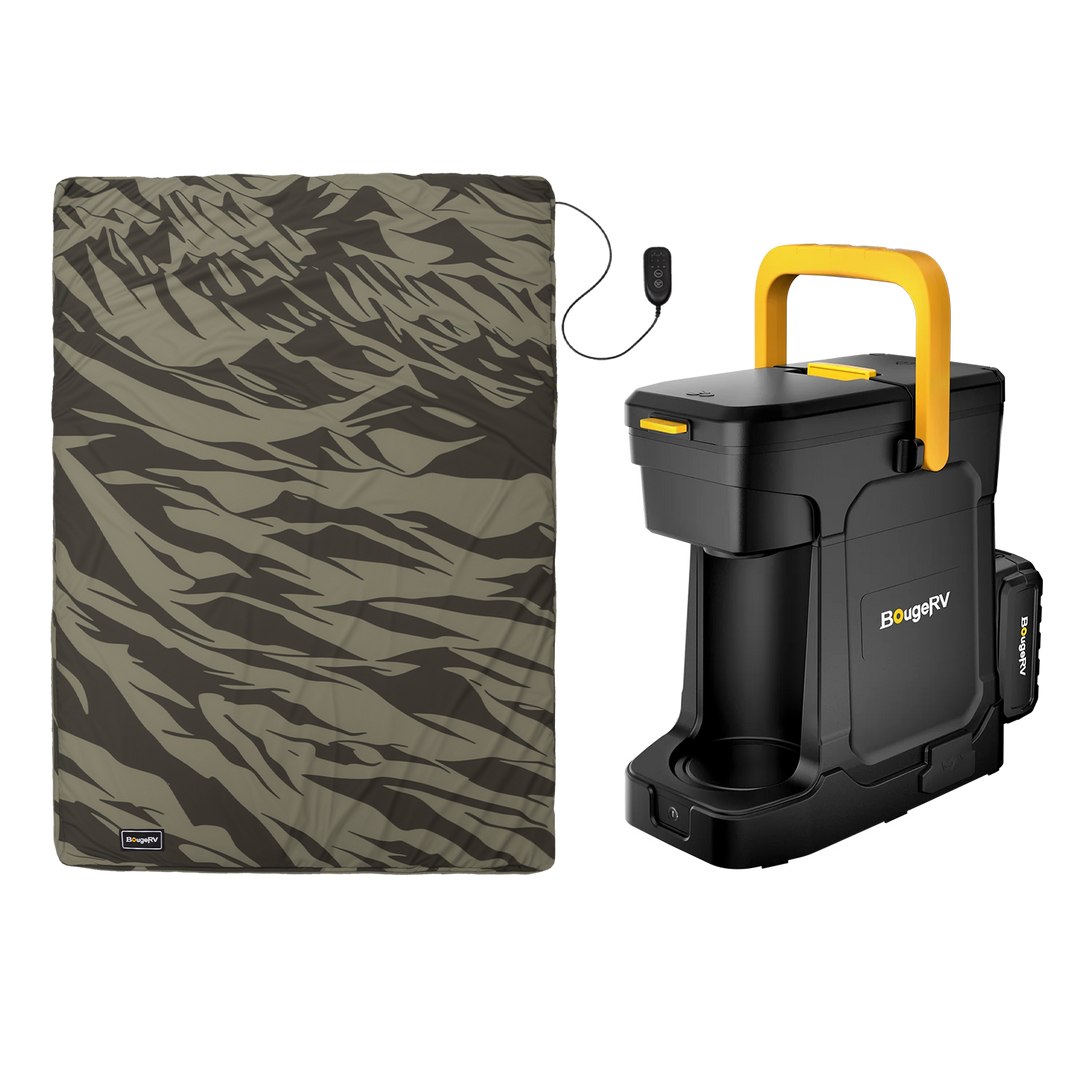 BougeRV Portable Coffee Maker With 144Wh Battery
