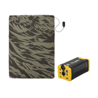 BougeRV Heated Blanket With B266Wh Portable Power Station（Green）