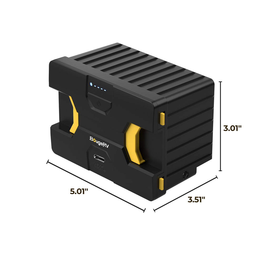 Detachable Battery of Dual-Zone Portable Fridge