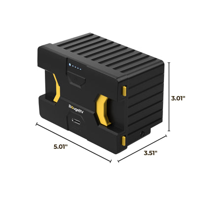 Detachable Battery of Dual-Zone Portable Fridge
