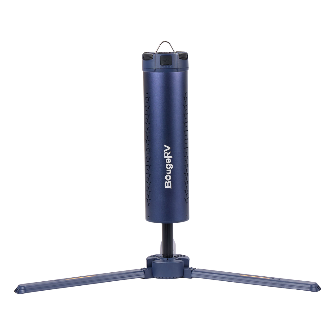 BougeRV New T1 Portable Telescopic Camping Light (Blue)