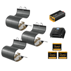 BougeRV 600W 12V CIGS Flexible Solar System Kit (Adhesive)