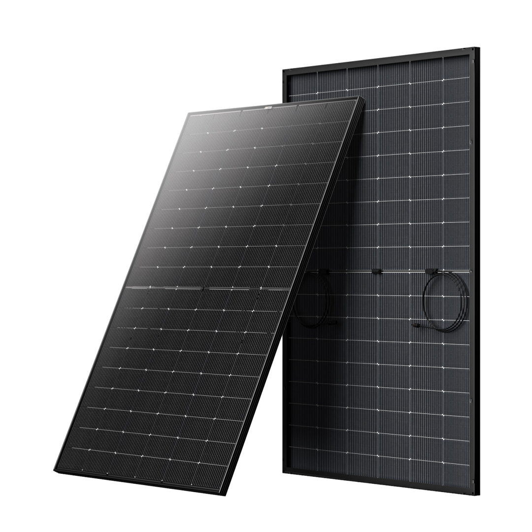 BougeRV 400 Watt N-Type Rigid Bifacial 16BB Mono Solar Panel