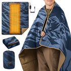 BougeRV 12V Outdoor Heated Blanket-5 Heat Settings, APP Remote Control(Blue)