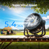 BougeRV F01 Portable Fan with super wind speed