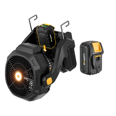 BougeRV F02 Portable Cordless Jobsite Outdoor Fan With 144Wh Battery