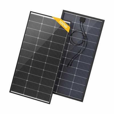 400W(100W*4PCS) Bifacial 12V 9BB Mono Solar Panel