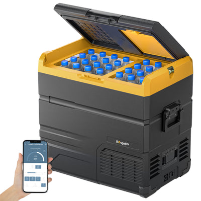 12V 37/48/59 QT Dual Zone Portable Fridge(Refurbished)