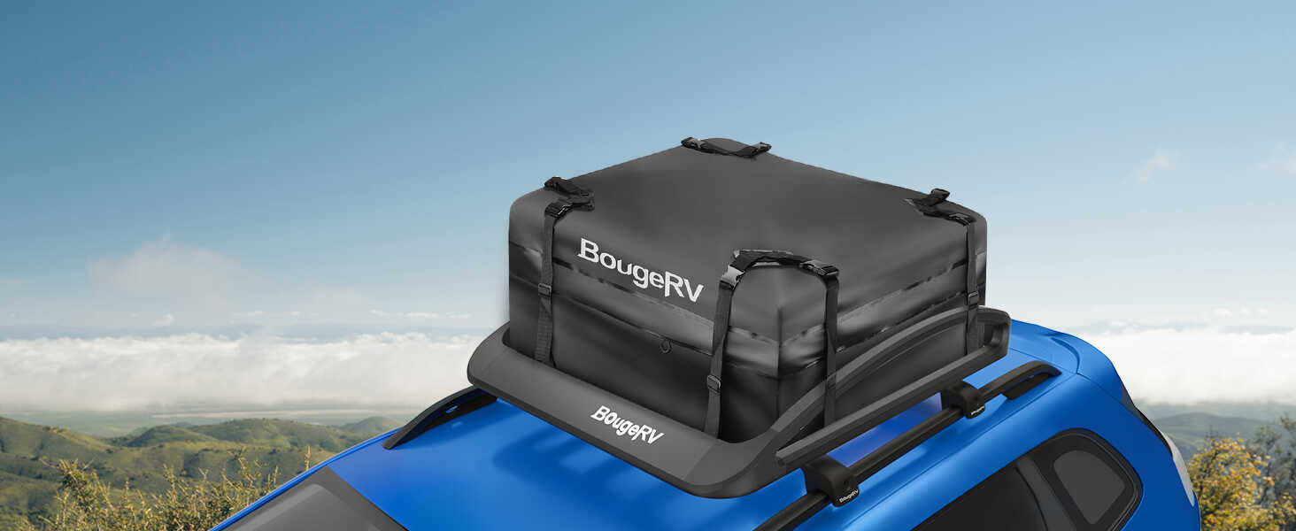 BougeRV AntiRust Aluminum Roof Rack Cargo Basket