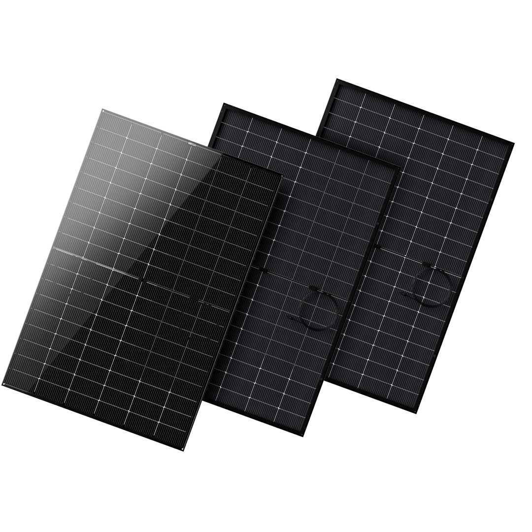 BougeRV 400 Watt N-Type Rigid Bifacial 16BB Mono Solar Panel