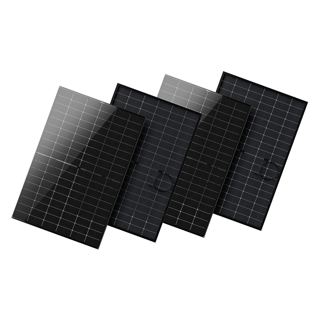 BougeRV 400 Watt N-Type Rigid Bifacial 16BB Mono Solar Panel