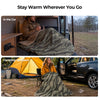 BougeRV 12V portable heated blanket for staying warm inside the car and outdoors while camping
