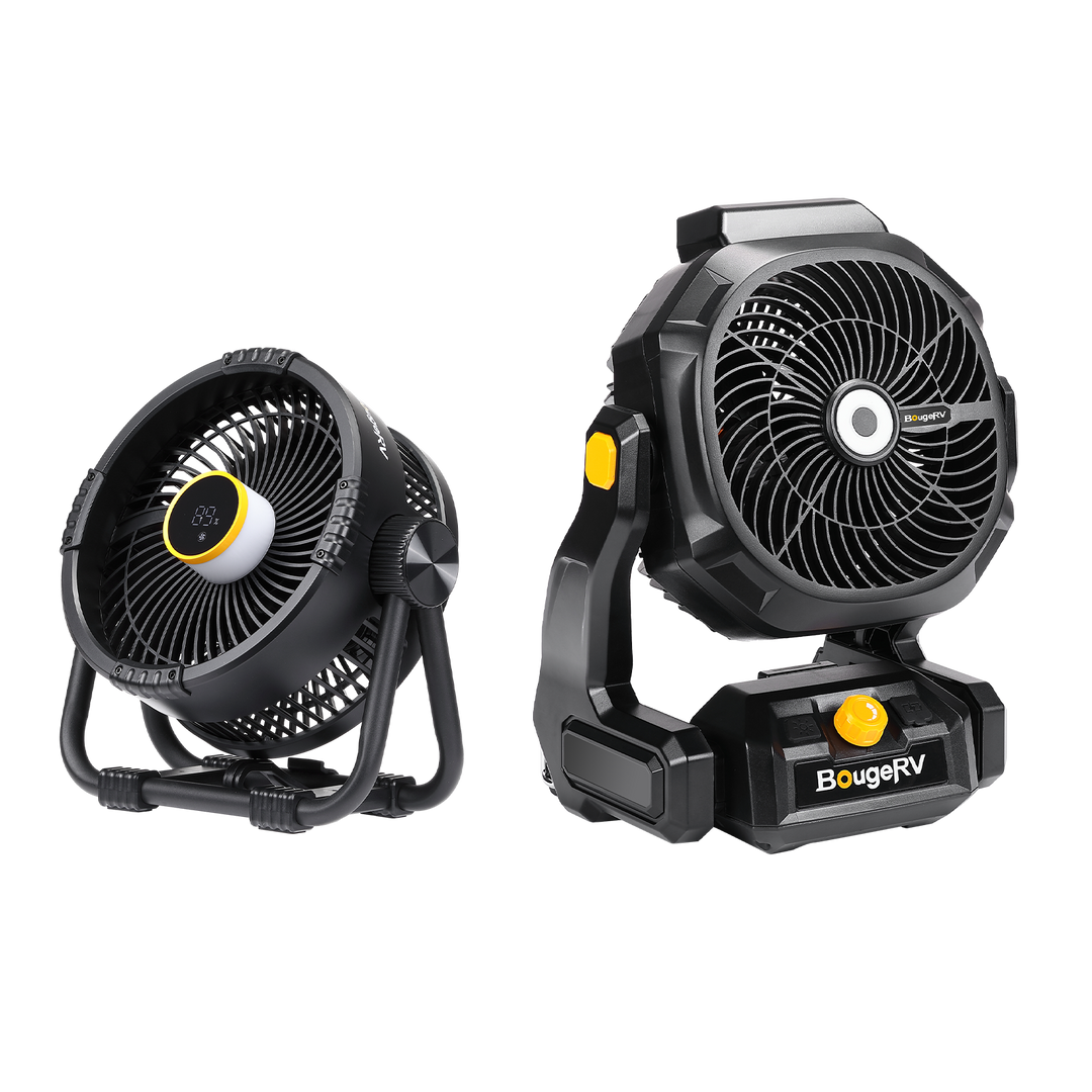 BougeRV F02 Portable Cordless Outdoor Fan with 144Wh Battery