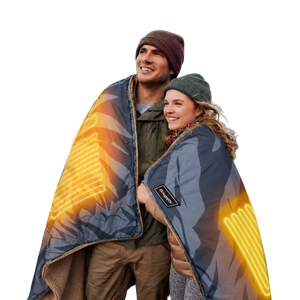 BougeRV 12V portable heated blanket