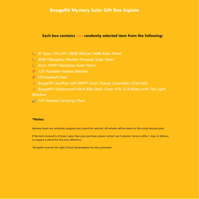 BougeRV Mystery Solar Gift Box