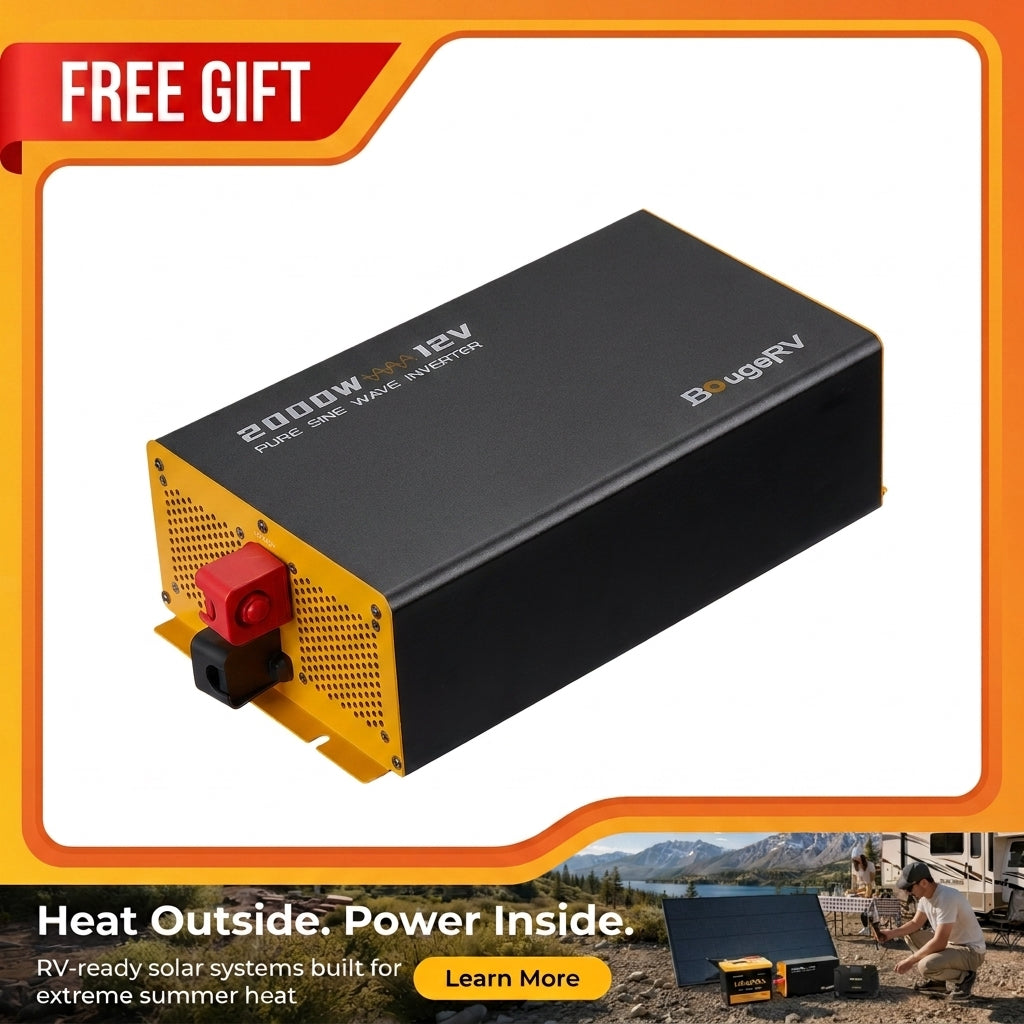 2KW Inverter:Free Gift for Solar Orders Over $1800