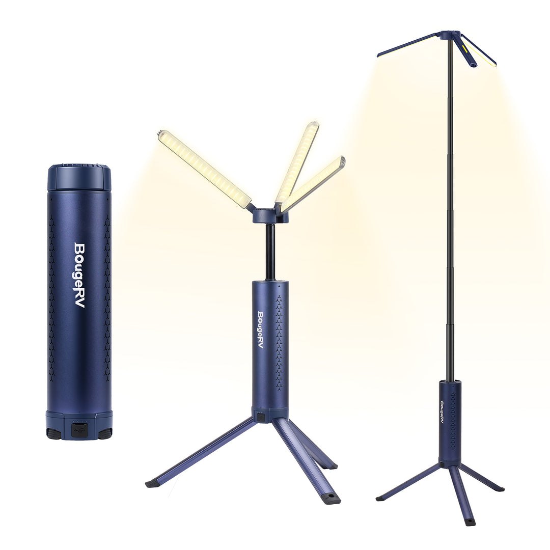 BougeRV New T1 Portable Telescopic Camping Light (Green)