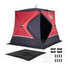 DEERFAMY IceExplorer Pro Double-Layer Ice Fishing Tent(5-6 People)