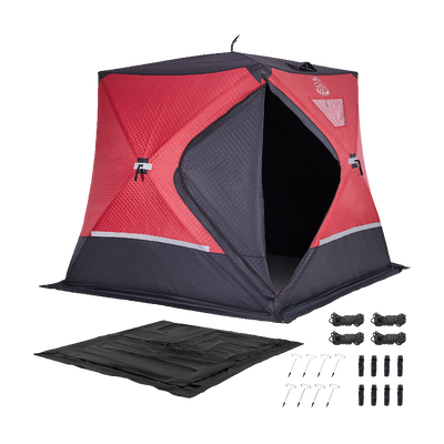DEERFAMY IceExplorer Pro Double-Layer Ice Fishing Tent(5-6 People)