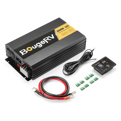 BougeRV 12V 400 Watt Rigid Solar Kit （Upgraded Version）