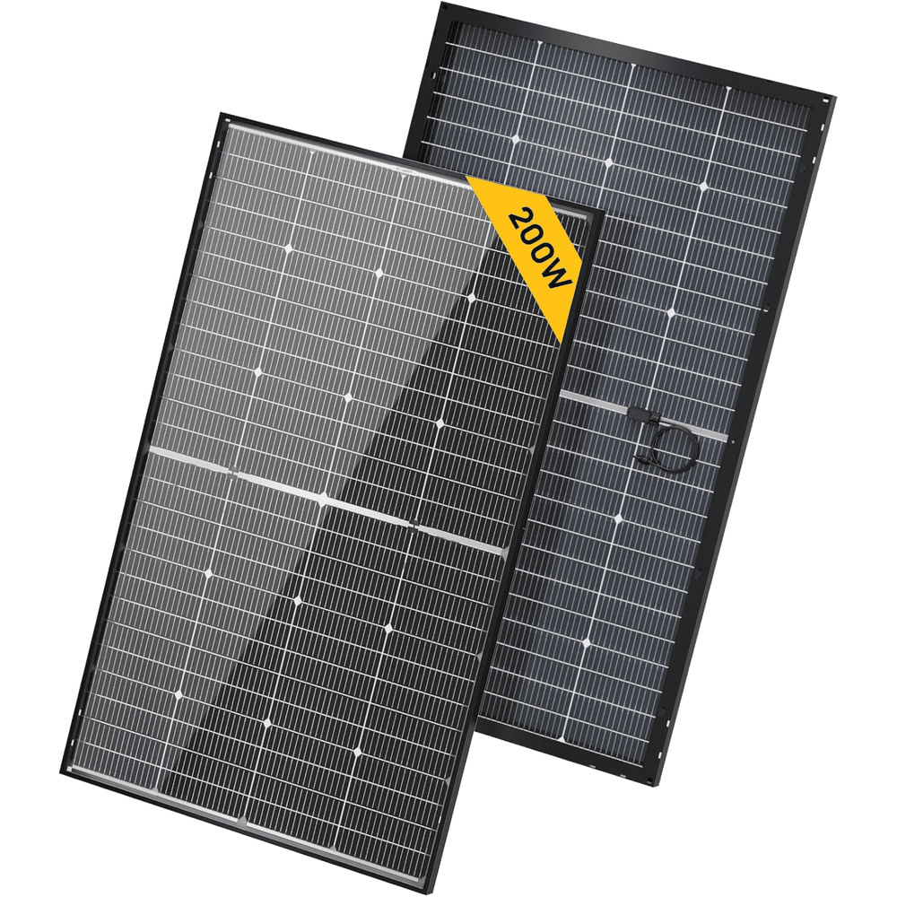 BougeRV 200 Watt bifacial solar panel