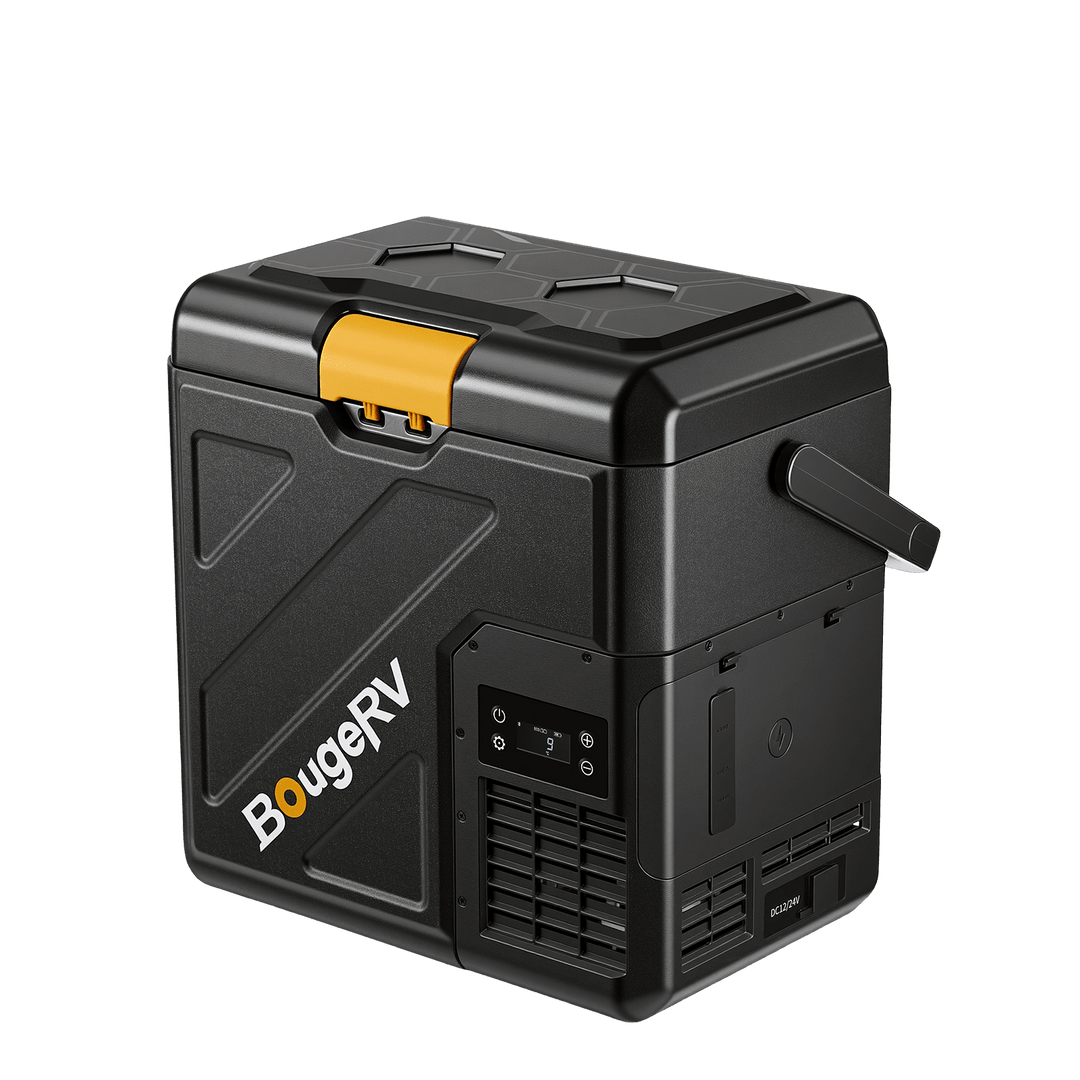 BougeRV New CRH20 21QT 12V Portable Car Fridge with 240Wh Battery