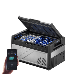 BougeRV New Rocky V3.0 41QT Dual Zone 12V Car Fridge