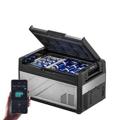 BougeRV New Rocky V3.0 41QT Dual Zone 12V Car Fridge