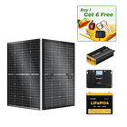 BougeRV 12V 200 Watt Rigid Solar System Kit
