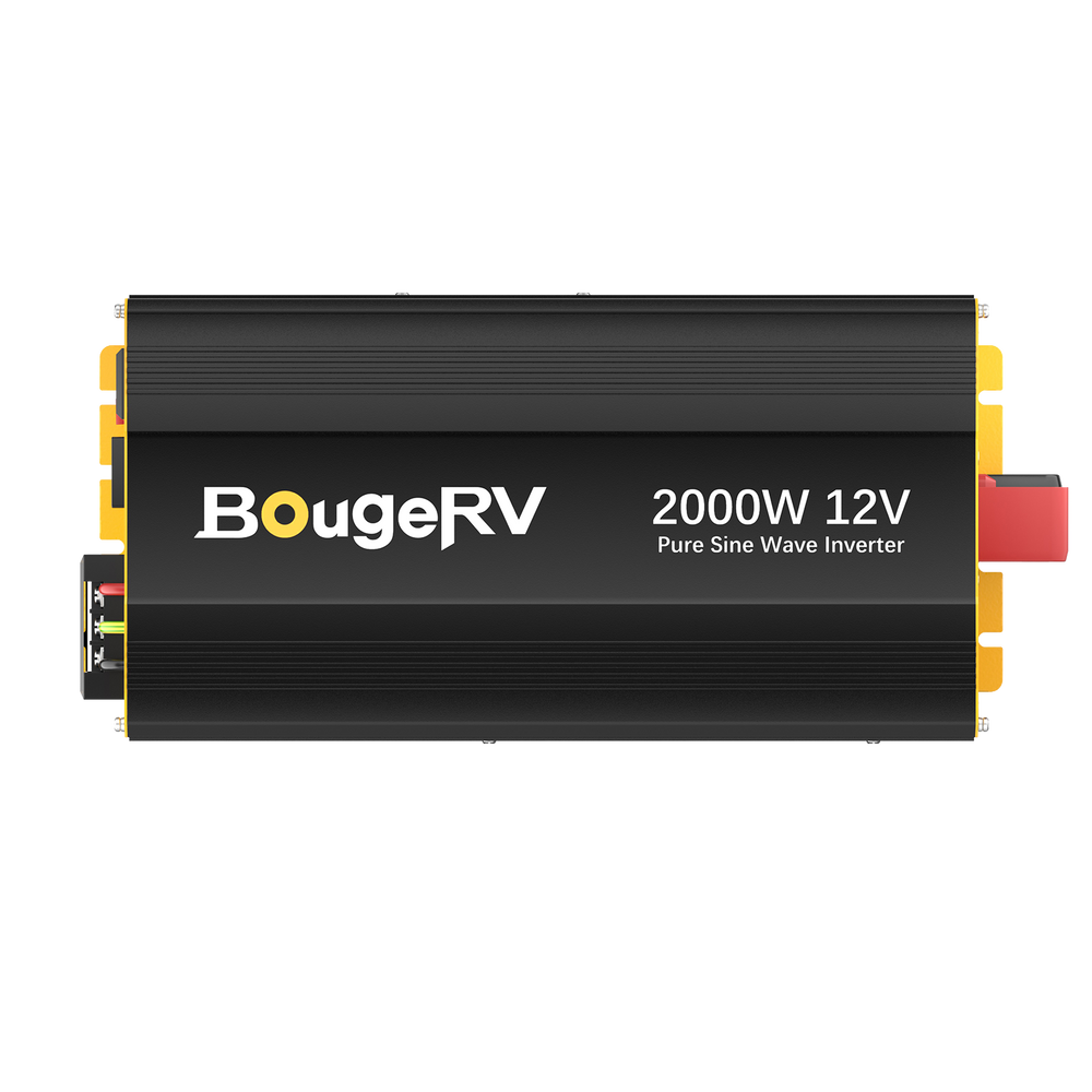BougeRV 2000W 12V Pure Sine Wave Inverter with Bluetooth