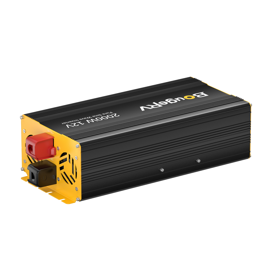 BougeRV 2000W 12V Pure Sine Wave Inverter with Bluetooth