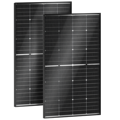 BougeRV 16BB N-Type 200 Watt Bifacial Solar Panel