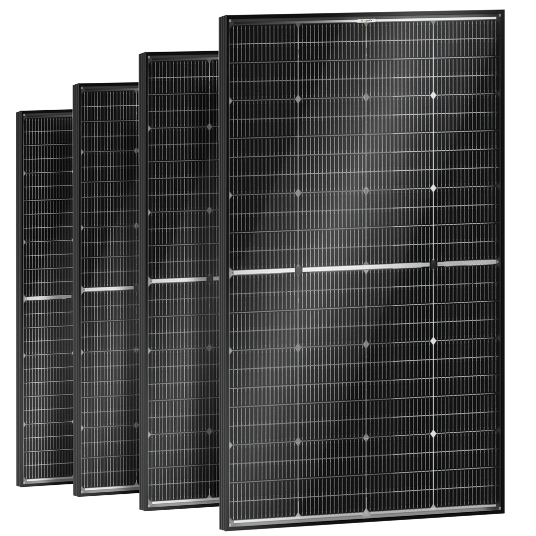 BougeRV 16BB N-Type 200 Watt Bifacial Solar Panel