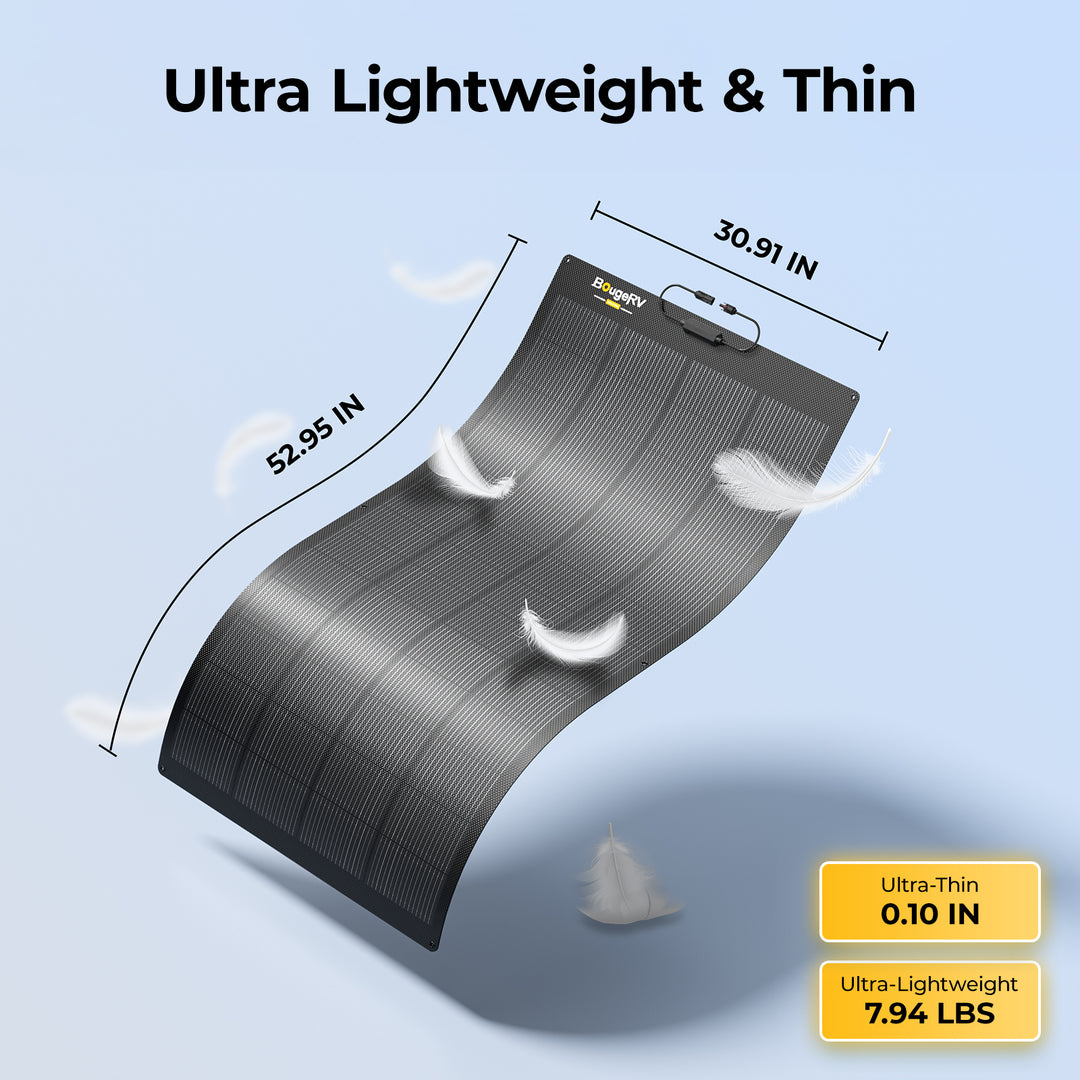 BougeRV 12V 400 Watt Arch Pro Solar System Kit