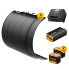 BougeRV 12V 400 Watt Flexible Solar System Kit