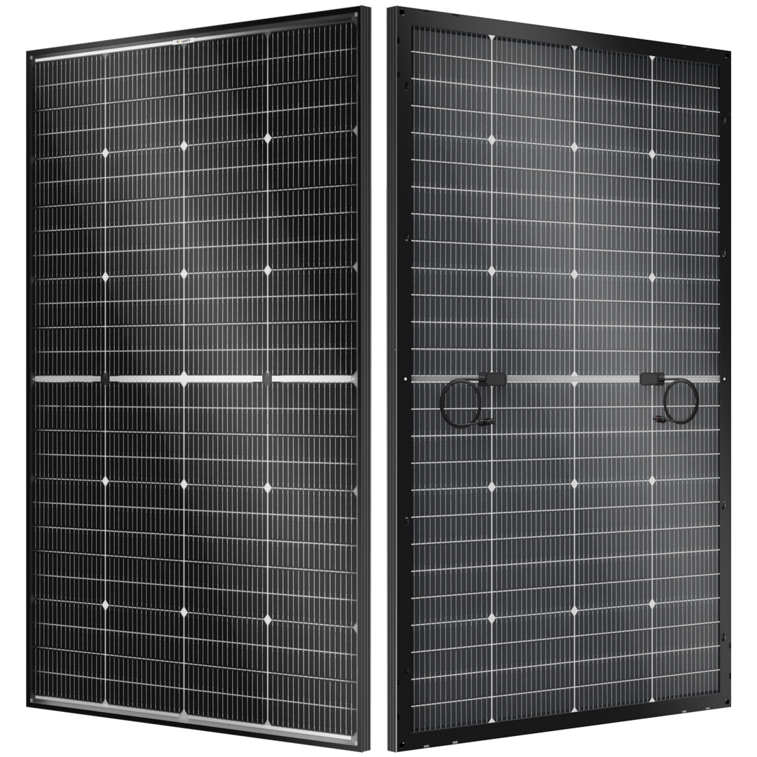 BougeRV 16BB N-Type 200 Watt Bifacial Solar Panel+40A MPPT Solar Controller Kit