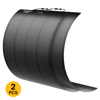 2PCs BougeRV Arch PRO flexible solar panels