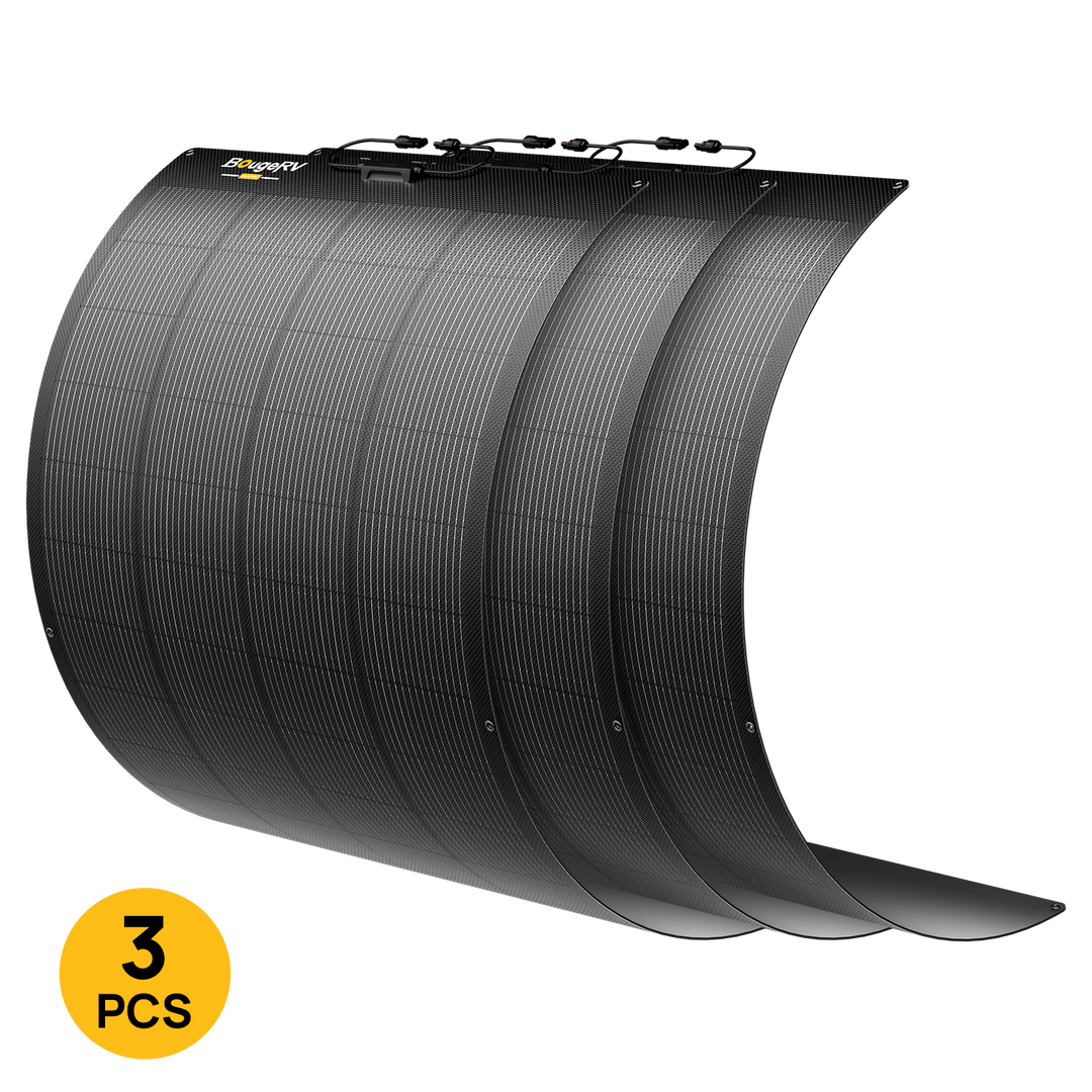 BougeRV 12V 600W ShadePower Arch Pro Flexible Solar Kit