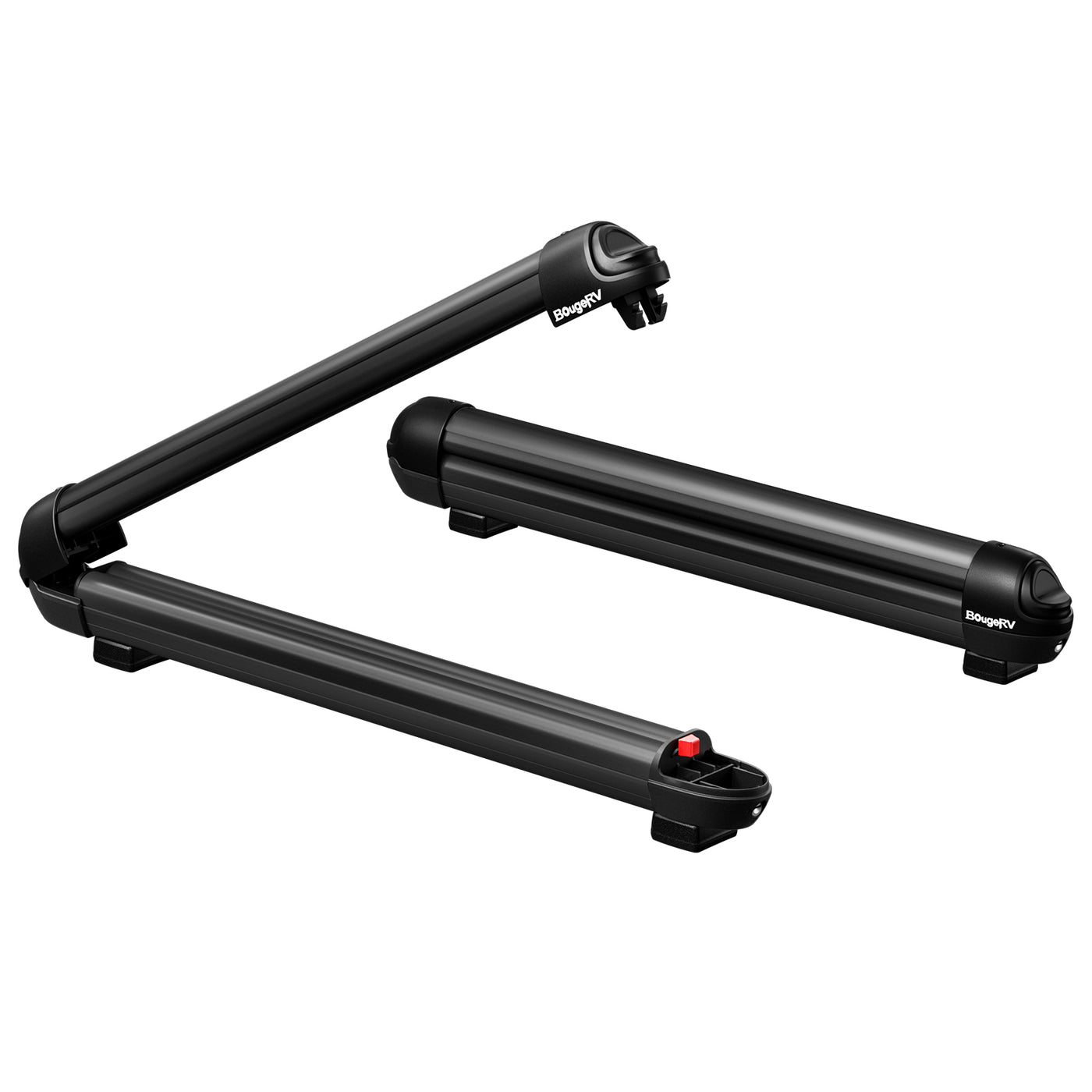 BougeRV Lockable T Slot Ski & Snowboard Racks (Only Fits Crossbars with T-Track)