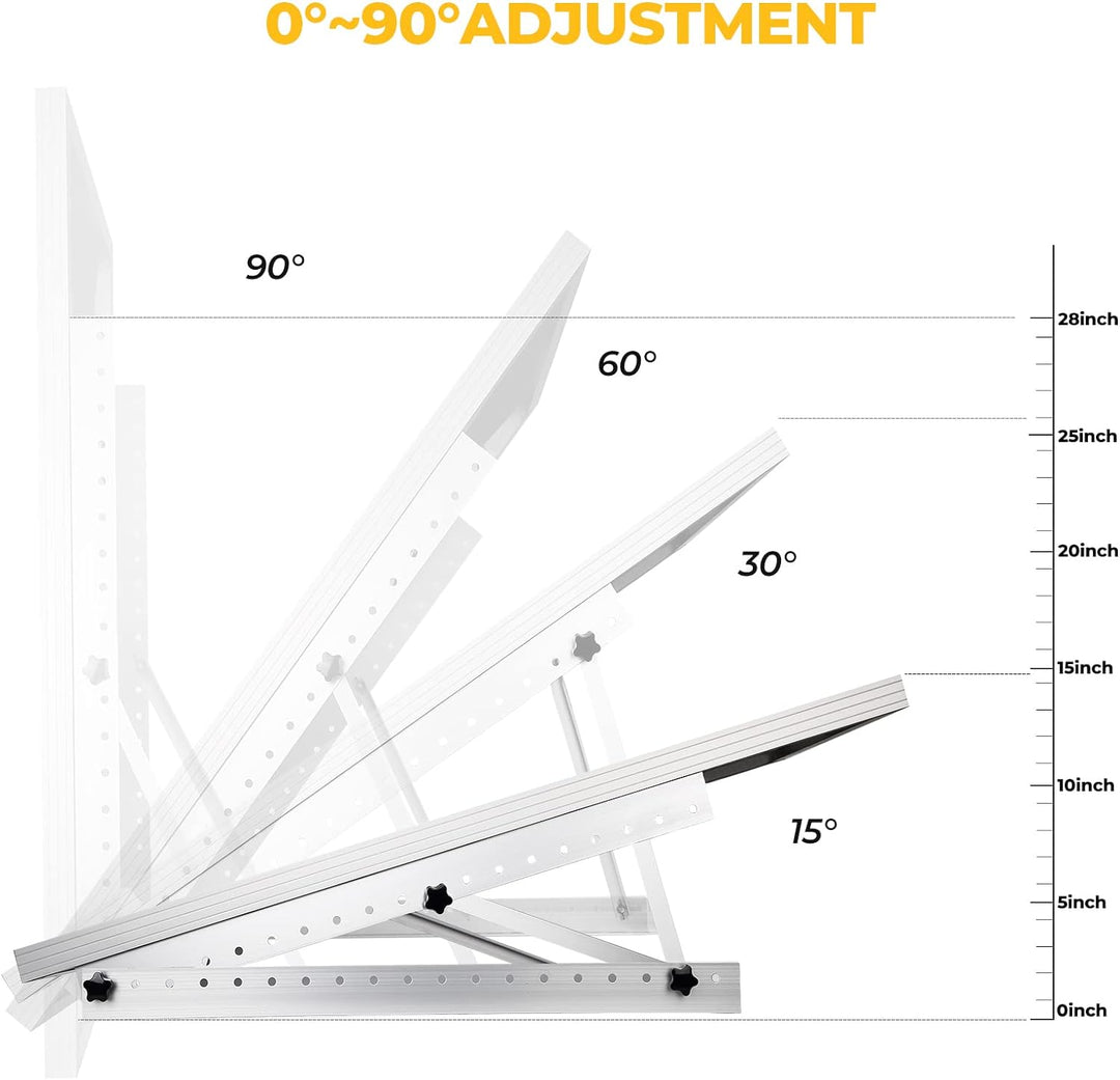 28 in Adjustable Solar Panel Tilt Mount Brackets
