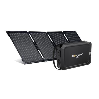 BougeRV 50W Fiberglass Flexible Portable Solar Panel
