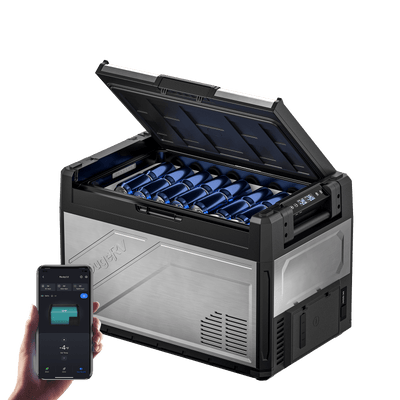 BougeRV New Rocky V3.0 55QT Dual Zone 12V Car Fridge