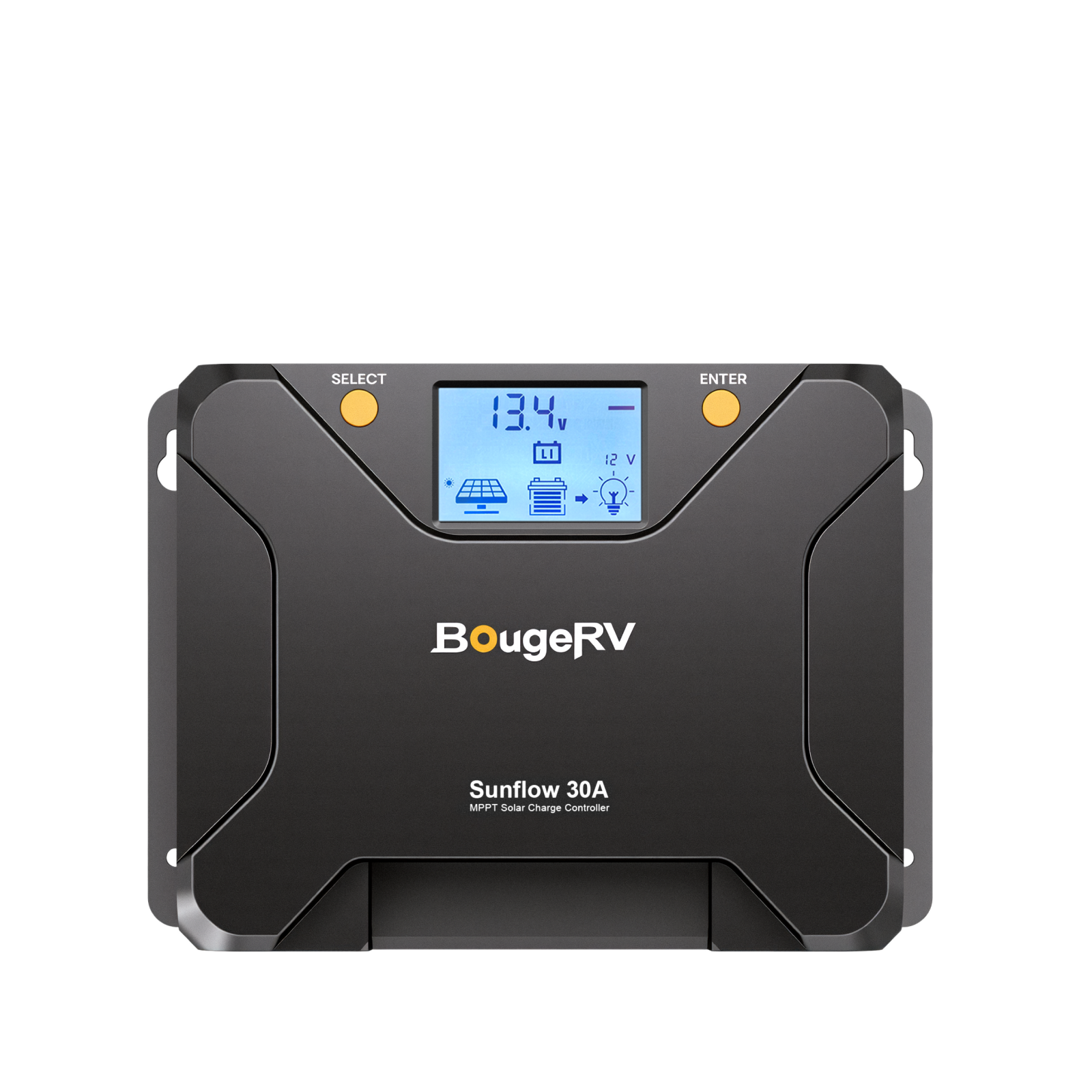 Controlador de carga solar MPPT BougeRV Sunflow 30A 12V/24V