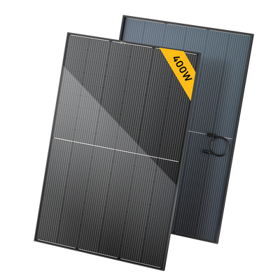 BougeRV 400 Watt 12V/24V Rigid Bifacial 10BB Mono Solar Panel