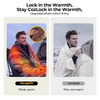 BougeRV heated blanket with upgraded plush cotton lining for soft warmth and comfortable outdoor use