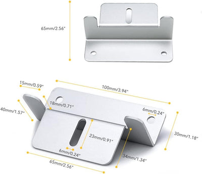 Solar Panel Mounting Z Bracket Mount Kits