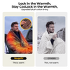 BougeRV heated blanket with upgraded plush cotton lining for soft warmth and comfortable outdoor use