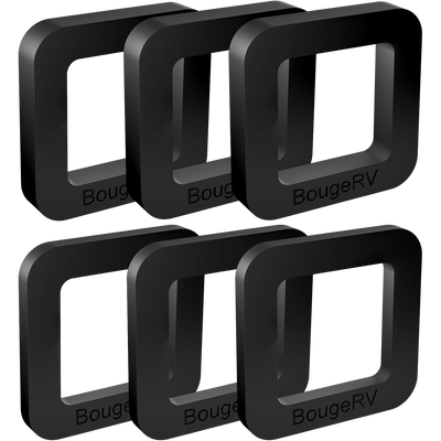 BougeRV 6 Pack 2 Inch Hitch Receiver Silencer Pad