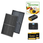 BougeRV 12V 400 Watt Rigid Solar System Kit
